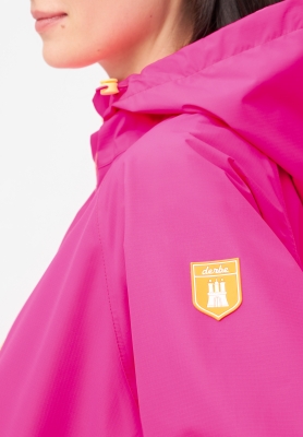 Kapby Damen Regenjacke - Pink Glo Rosa